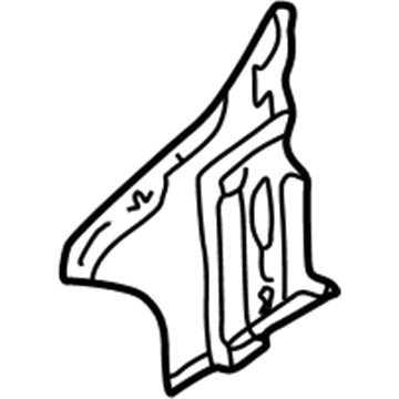 BMW 41-13-8-230-551 Left Interior Column A