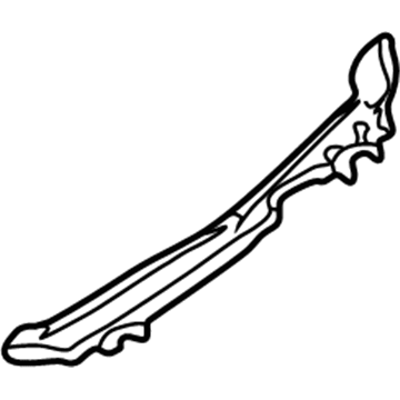 BMW 41-21-8-216-587 Moulded Part For Column C, Exterior Left