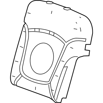 GM 95186596 Seat Back Pad