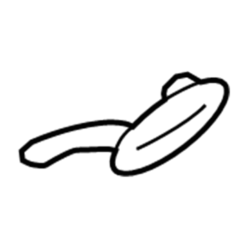 Hyundai 85842-2V010-RY Cover-Center Pillar Trim, RH