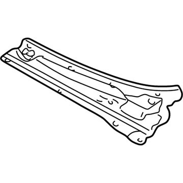 Ford YL8Z-78022A69-AAA Cowl Grille