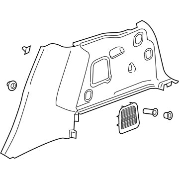 GM 84200464 Lower Quarter Trim