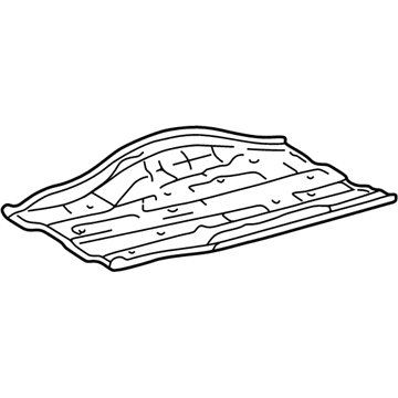 Lexus 58112-53010 Pan, Front Floor, LH