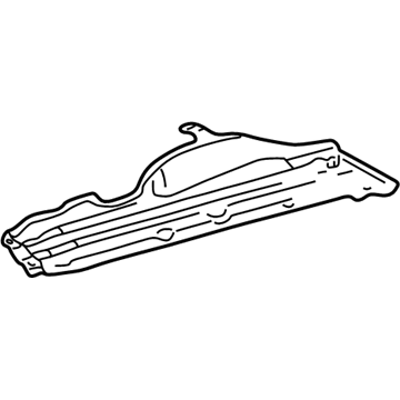 Lexus 58168-53012 Cover, Front Floor, Center LH