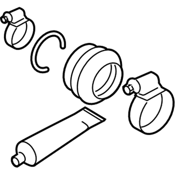 BMW 31-60-8-657-723 Repair Kit Bellows, Exterior