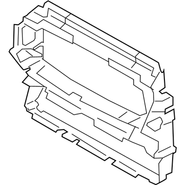 BMW 51-74-5-A35-890 AIR DUCT, RADIATOR