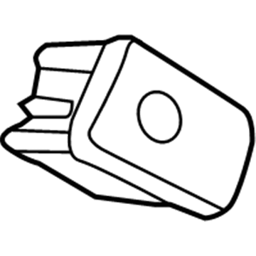 BMW 51-16-6-817-874 Opener, Glove Box, Chrome, Lockable