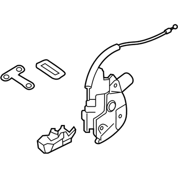 Infiniti 84622-1PM2B Trunk Lid Closure Assembly