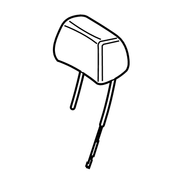 BMW 52-10-7-495-173 HEADREST BASIS, LEATHER