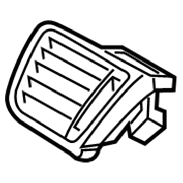 Honda 77630-TR0-A01ZA Outlet Assy., Passenger *NH167L* (GRAPHITE BLACK)