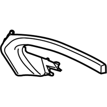 Honda 77510-TR0-A01ZA Garnish Assy., Passenger *G69L* (PALE MOSS GRAY)
