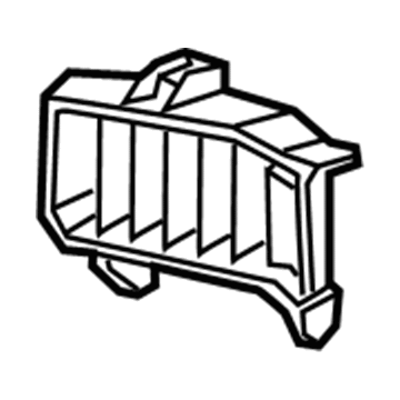 Honda 77302-TR0-A01ZA Garnish, Switch *NH167L* (LH) (GRAPHITE BLACK)