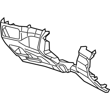 Honda 77303-TR0-A01ZA Cover, Driver (Lower) *G69L* (LH) (PALE MOSS GRAY)