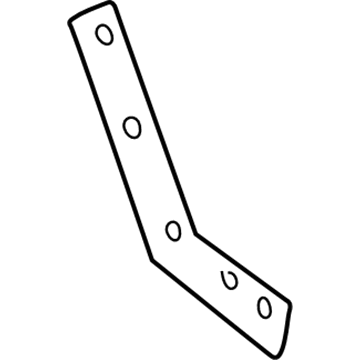 Nissan 85226-7Z300 Bracket-Rear Bumper Side, RH
