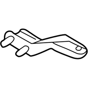 Nissan 85220-7Z000 Bracket-Rear Bumper Side, RH