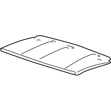 GM 12533700 Sunshade Asm, Sun Roof (Gray) <Use 1C3J*Gray