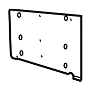 Mopar 5288487AC Bracket-License Plate
