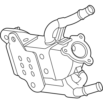 Kia 284602M800 Lp EGR Cooler Assembly