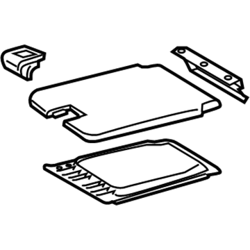 Lexus 72805-30530-C4 Door Sub-Assembly, Rear Seat