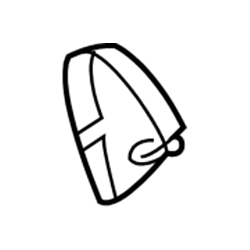 Infiniti 87331-1BA0A Finisher-Cushion, Front Seat Inner RH