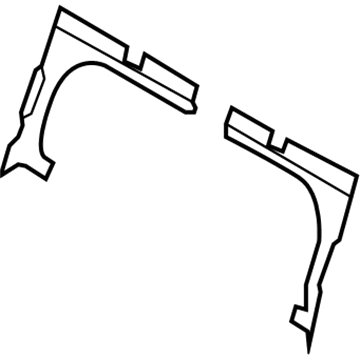 Hyundai 85784-3K001 Trim-Partition Side LH