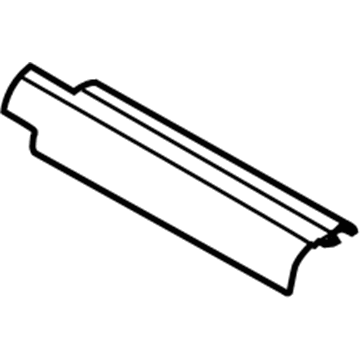 BMW 52-10-7-115-196 Finisher, Upper Rail, Front, Right