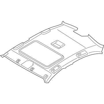 BMW 51-44-7-321-729 Moulded Roof Lining