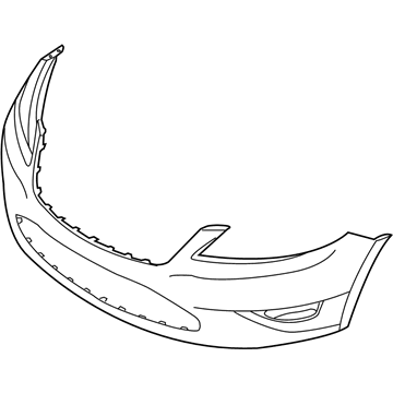 Ford DG1Z-17D957-AAPTM Bumper Cover