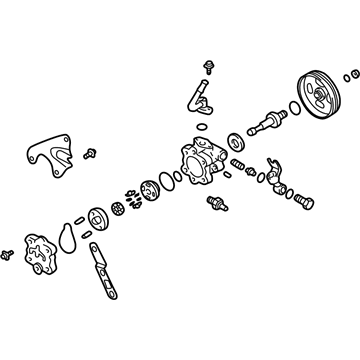 Nissan 49110-8J000 Pump Assy-Power Steering
