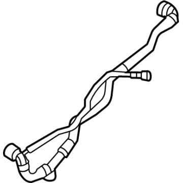 BMW 17-12-8-742-081 HOSE COOLANT RADIATOR INTAKE