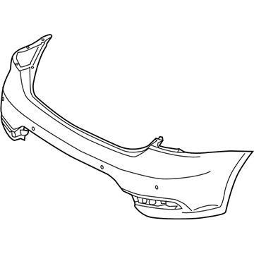 Kia 86611A7200 Rear Bumper Cover