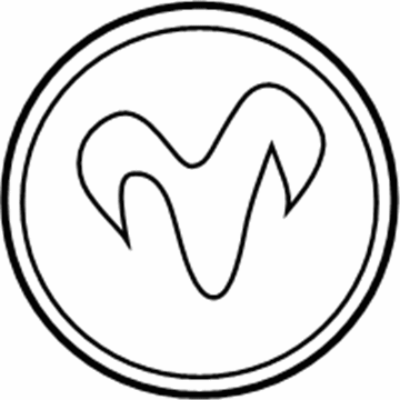 Mopar MR783123 Wheel Center Cap