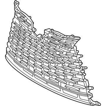 Lexus 53101-0E551 GRILLE SUB-ASSY, RAD