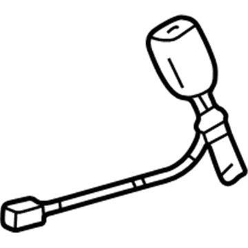 Toyota 73230-48030-A0 Buckle End BLACK