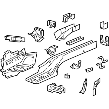 GM 95371216 Rail Assembly