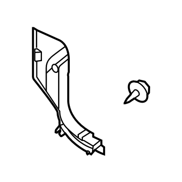 Nissan 66900-6RA0A Finisher-Dash Side, RH