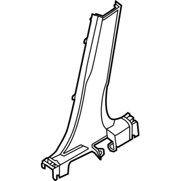 Nissan 76915-6RA0A Garnish-Center Pillar, Lower RH