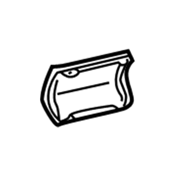 Lexus 81231-50050 Lens, Courtesy Lamp