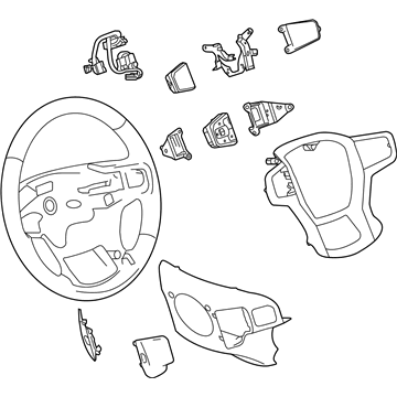 GM 84886387 WHEEL ASM-STRG *BLACK
