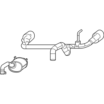 Mopar 68184824AA Pipe-Exhaust