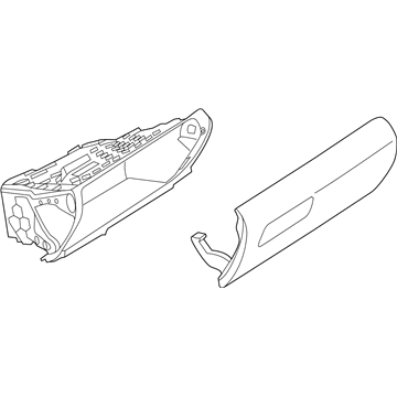 BMW 51-16-9-239-345 Glove Box