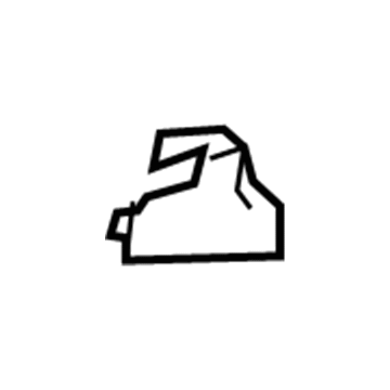 Toyota 72158-12210 Rear End Track Cover