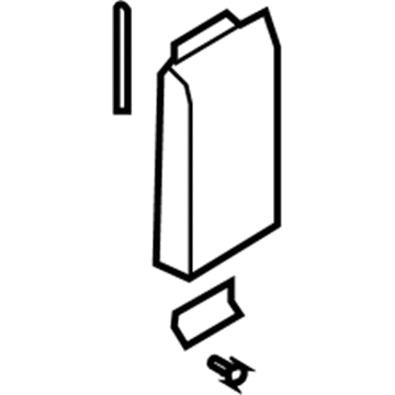 Ford 3L2Z-7806024-AAB Armrest Assembly