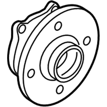 BMW 33-41-6-858-086 WHEEL HUB WITH BEARING