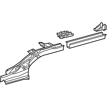Lexus 57601-06400 Member Sub-Assembly, Rear