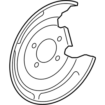 Toyota 47882-12110 Backing Plate