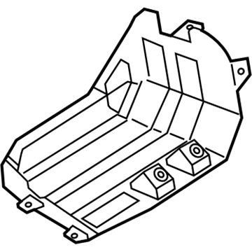 Kia 866954U500 Bracket-Rear Bumper Upper