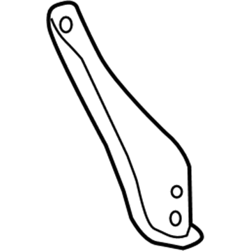 Nissan 78818-3BB1A Closing Plate-Rear Bumper, RH