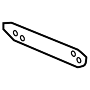 Nissan 85220-3BA0A Bracket-Rear Bumper Side, RH