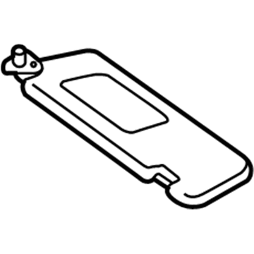 Toyota 74310-52370-B0 Sunvisor